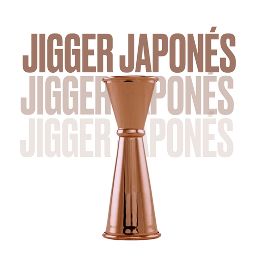JIGGER JAPONÉS 30/60ML COBRE - GO BARMAN