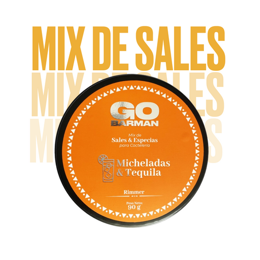 Mix Sales & Especies de Coctelería para Tequila & Michelada Spicy