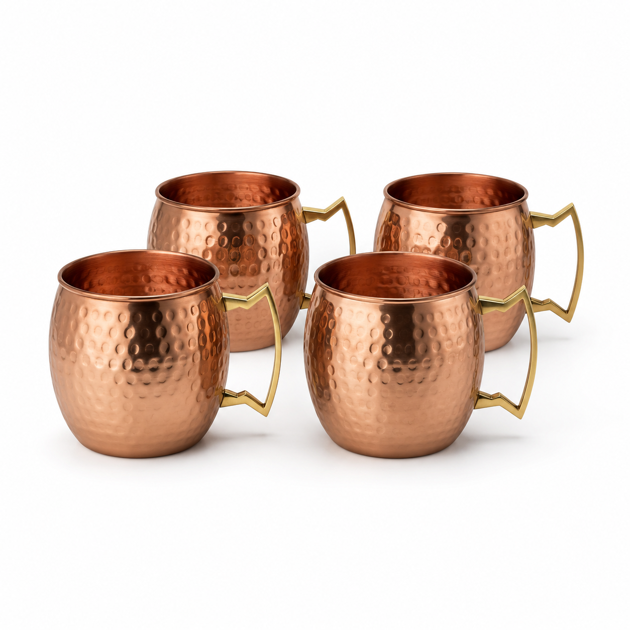 Pack 4 Moscow Mule Mug 500cc Color Cobre