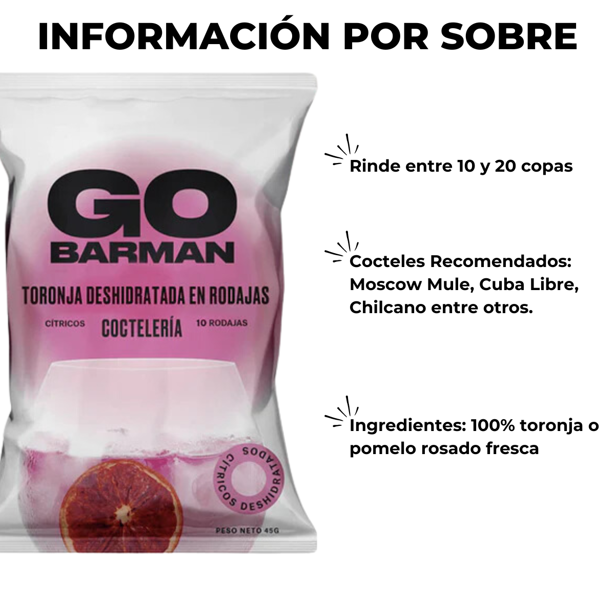 Toronja Deshidratada – Go Barman