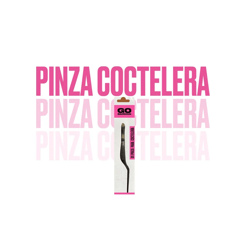 Pinza de Bar 14cm Negro  - Go Barman