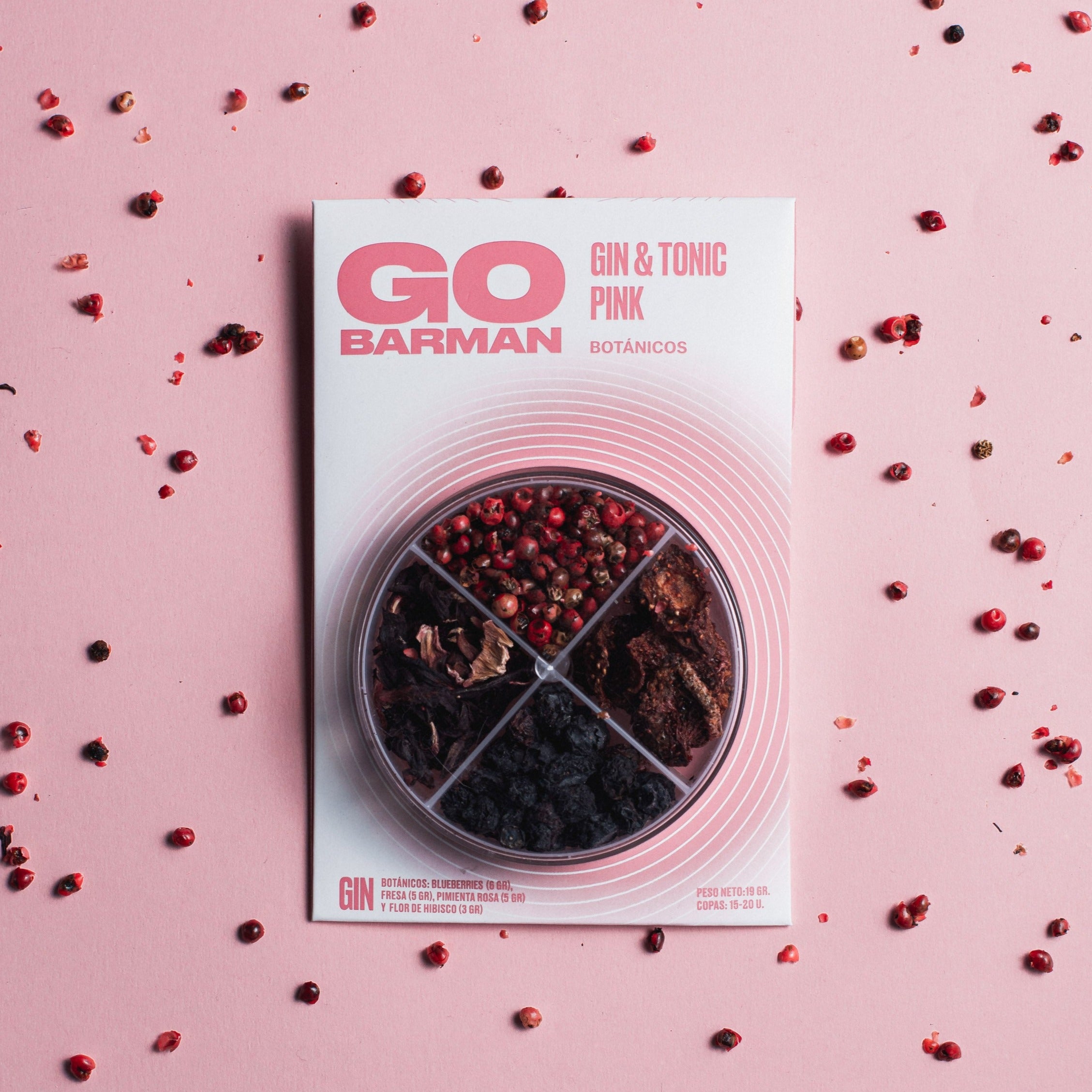 Mix de Botánicos Gin Tonic Pink – Go Barman